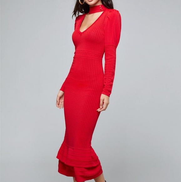 bebe Dresses & Skirts - Long Sleeved BEBE Dress NWT